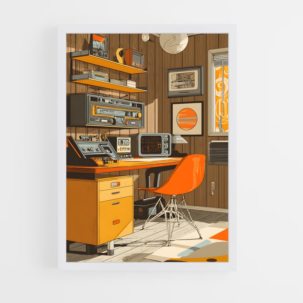 Poster Nostalgie Télévisée – affiche Espace rétro (vue 3)